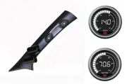 SAAS pillar pod volt water temperature gauges for Nissan Navara D23 NP300