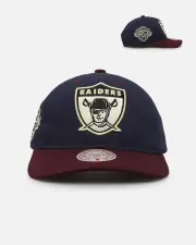 [MITCHELL & NESS] Mitchell & Ness Las Vegas Raiders 'Acai' Deadstock Snapback Deep Blue - Size ONE ONE Deep Blue