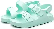 [EasyStar] Boys and Girls Lightweight Dual-Adjustable Sandal Buckles With Hook and Loop Heel Closure