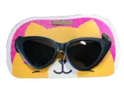 Foster Grant 100%UVA-UVB Protection Black Framed Plastic Cat Eye Girl Sunglasses