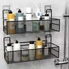 Bathroom Storage Holder Shelf Shower Caddy Organizer Kitchen Rack Wall Mounted