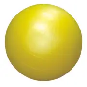 CanDo Cushy-Air Ball, 30" Diameter, Yellow