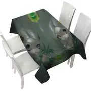 Anise and Artemesia Two Absinthe Fairy Twin Tablecloth