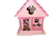 Minnie Mouse Official Wooden Birdhouse New TikTok Pink Cottage Mickey & Friends