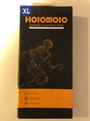 HOICMOIC Compression Socks Unisex Knee High XL Black - Men 11.5-14 Women 12.5-15