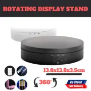 Electric Turntable Display Stand 360°Rotating Motorized jewelry Shop Show Holder