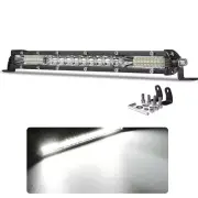 10in Slim LED Work Light Bar Fog Spot Flood Combo Offroad Driving ATV SUV Thuck