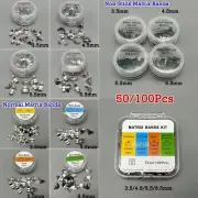 50Pcs Dental Matrix Bands Palodent V3 Style Sectional Contoured Matrices 8 Sizes