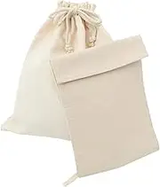 2pcs Canvas Crushed Ice Bags Reusable Ice Pouches for Bartenders for Mojitos Cocktails Lightweight Portable Bar Supplies for Home Parties