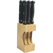 Baccarat Sabre 7 Piece Steak Knife Block Set