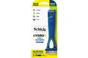 Schick Hydro 5 Groomer Razor Kit for Men, 4-In-1 Power Trimmer