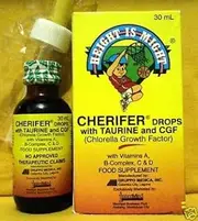 2 Cherifer Drops w/Taurine and CGF (2 x 30ml)