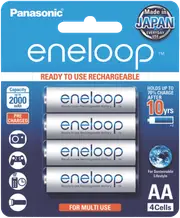 Eneloop AA Rechargeable Batteries 4 Pack