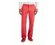 CLUBROOM Mens Coral Classic Fit Stretch Chino Pants 32W X 32L