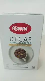DECAF Coffee Turkish ROASTED بدون كافيين Cardamom Grained GROUND Refreshing
