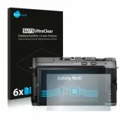FujiFilm X-A7 Mirrorless , 6x Transparent ULTRA Clear Camera Screen Protector