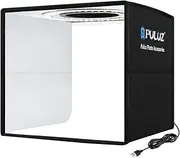zolyet Soft Box Set Portable Folding P Lighting Modifier Photography Te Box with 12 Colors Backdrops Black
