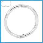365 Sleeper 1 Piece Solid Sterling Silver Hinged Hoop Earring Nose Ring Piercing