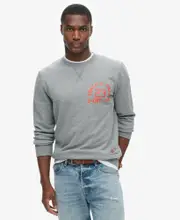 Track &amp; Field Graphic Crew | Flint Grey Grit