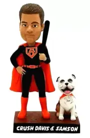 Chris Crush Davis and Samson Bobblehead Baltimore Orioles SGA 2016 Camden Yards