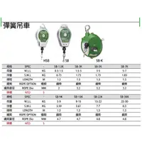 在飛比找蝦皮購物優惠-彈簧吊車 SB-1.5K/3K/7K/9K/15K/22K/