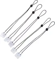 SWOOMEY 1Set Adjustable Napkin Clip Holder Flexible Bib Clips Blue Purple Black Dark Red Brown for Adults Easy to Use Clothes Protecting Clips