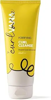 Curlvana Fortifying Curl Cleanse Shampoo Best For Curly, Wavy, Coily Hair 200 ml (Pack of 1) Caramel