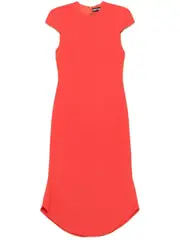 [David Koma] cady midi dress 10 Orange