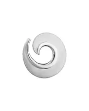 Silver Swirl Pin