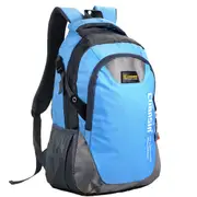 Computer Backpack Students School Shoulder Bag Waterproof Pack Blue