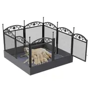 Detachable Dog Playpen Fence – Puppy Kennel Cage with Waterproof Pad