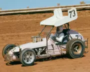 KRAMER WILLIAMSON 1971 #73 SPRINT CAR RACING ON TRACK 8X10 GLOSSY PHOTO
