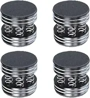 Dufray HiFi Speaker Isolation Feet Pads Speaker Spikes (Aluminum Springs 1.8in*1.6in Black)