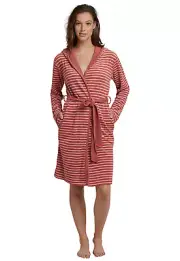 SCHIESSER Damen Bademantel leicht Morgenmantel 80% CO S M L XL XXL 3XL 4XL