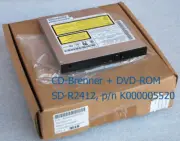 Ide Slimline Cd-Rw CD Burner SD-R2412 DVD ROM P/N K000005520 New Orig.verp. #