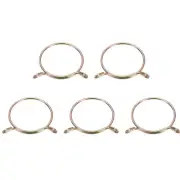 Fuel Line Hose Clips, 5Pcs 60mm 304 Stainless Steel Tubing Spring Clamps Zinc