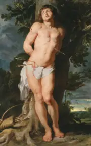 Peter Paul Rubens St. Sebastian Giclee Fine Art Print Reproduction on Canvas 36"