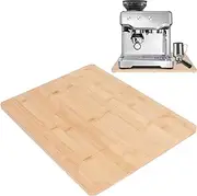 Bamboo Appliance Slider, Appliance Sliders for Kitchen Appliances with Storage Slots, Sliding Tray for Coffee Maker, Countertop Appliance Slider Fit for Breville Barista Espresso Machine