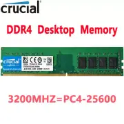 Crucial DDR4 4GB 3200Mhz PC4-25600 288pins Desktop Memory Dimm Ram 1X4GB