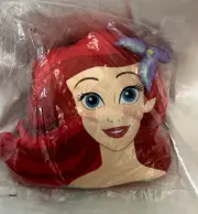 Disney Character Head Ariel 18" Plush Soft Toy Stuffed Animal