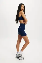 [Body] Body - Seamless Rib Bike Short - Heritage blue XS HERITAGE BLUE