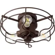 Quorum Windmill 3 Light Cage Kit, Oiled Bronze - 1905-86