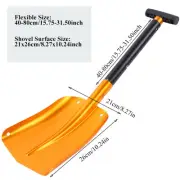Aluminum Outdoor Folding Snow Mud Shovel For Climbing Camping Tool FA