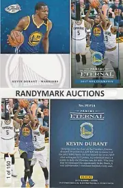 Kevin Durant WARRIORS 2017-18 PANINI ETERNAL FINALS NBA CHAMPIONS PE-F14 x/150