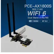 AX1800 MT7921K WiFi 6 PCIE WiFi Card 802.11ax PCIe Bluetooth 5.2 PC WiFi adapter