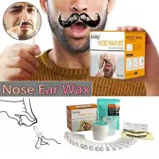 41pcs Nose Ear Hair Removal Wax Kit Sticks Easy Mens Nasal Waxing Remover Strips
