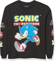 [SEGA] Boys Hedgehog Long Sleeve Tee-Sonic, Tails, Knuckles