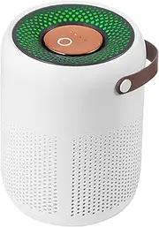 Air Purifier, Desktop Portable Purifier, 99.99% Air Clean, 3-in-1 H13 True HEPA Filter, 4 Purify Modes, Air Condition Detect, Night Light, Low Noise, Filter Replace, Up to 216 sq.ft(20m²), Type-C Plug