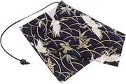 HOUDERCO Delicate Printing Fabric Book Cover Sleeve Book Protection for Students Reusable and Scratch Resistant Elegant Design for Personal Collections and Galleries Easy to Use