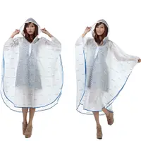 在飛比找蝦皮商城優惠-【東伸 DongShen】日系斗篷式雨衣-海水藍